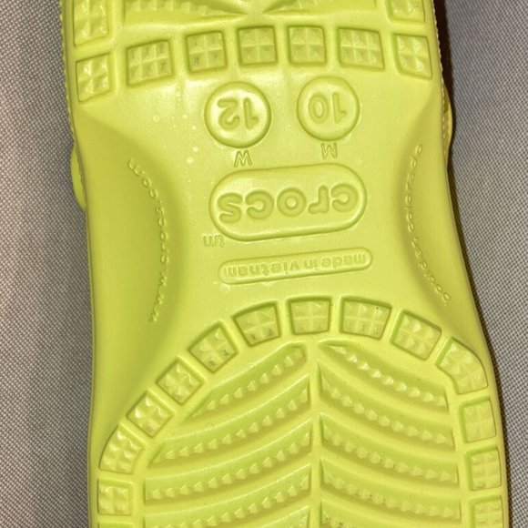Crocs Classic Clogs Citrus Yellow 10001-738 Mens Sz 17 main image 4